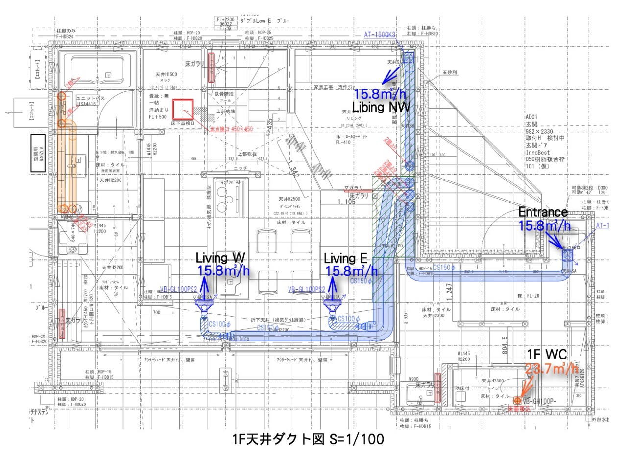 換気計画 1F